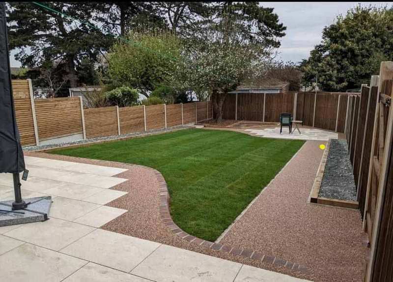 borehamwood garden patio after