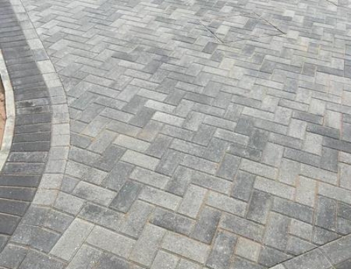 Charcoal Block Paved Driveway Project in Harpenden